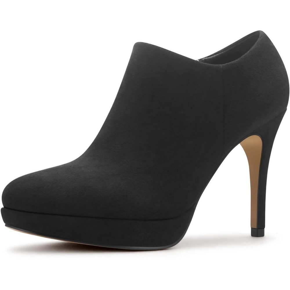Women's Platform Booties Stiletto Ankle Boots
ELVIN Suede 8.5 / 486